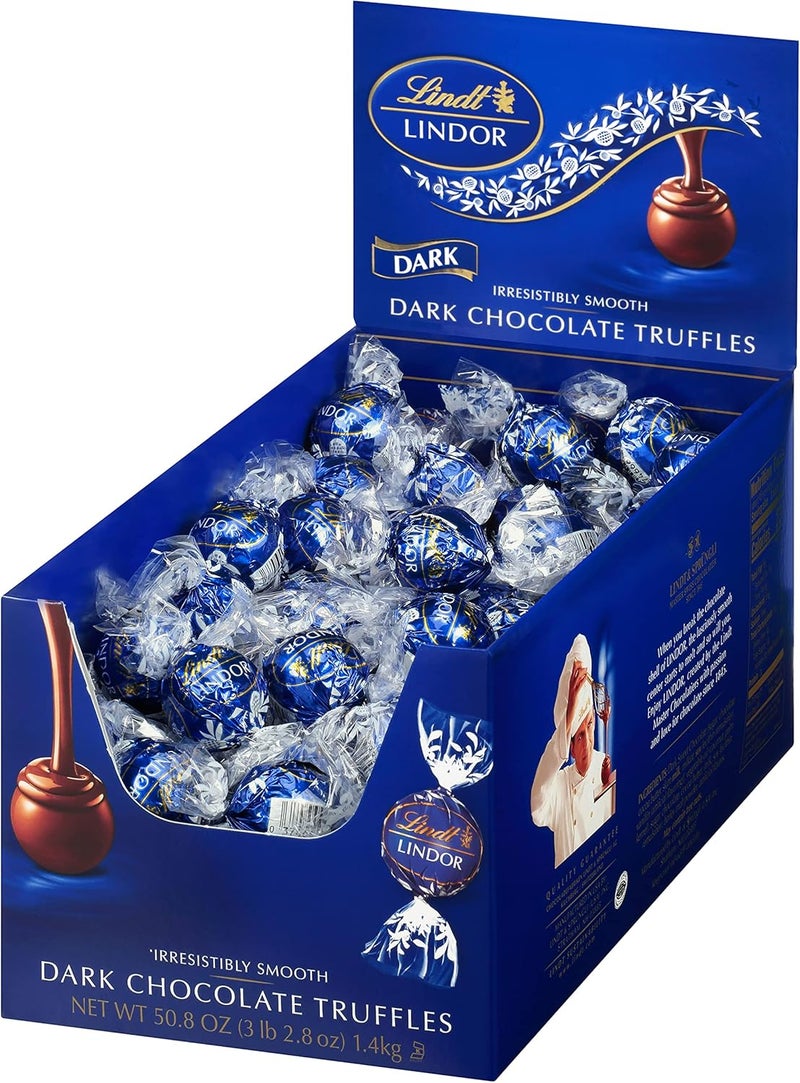 Lindt LINDOR Dark Chocolate Truffles, 1500ml - 120 Count - Image 4